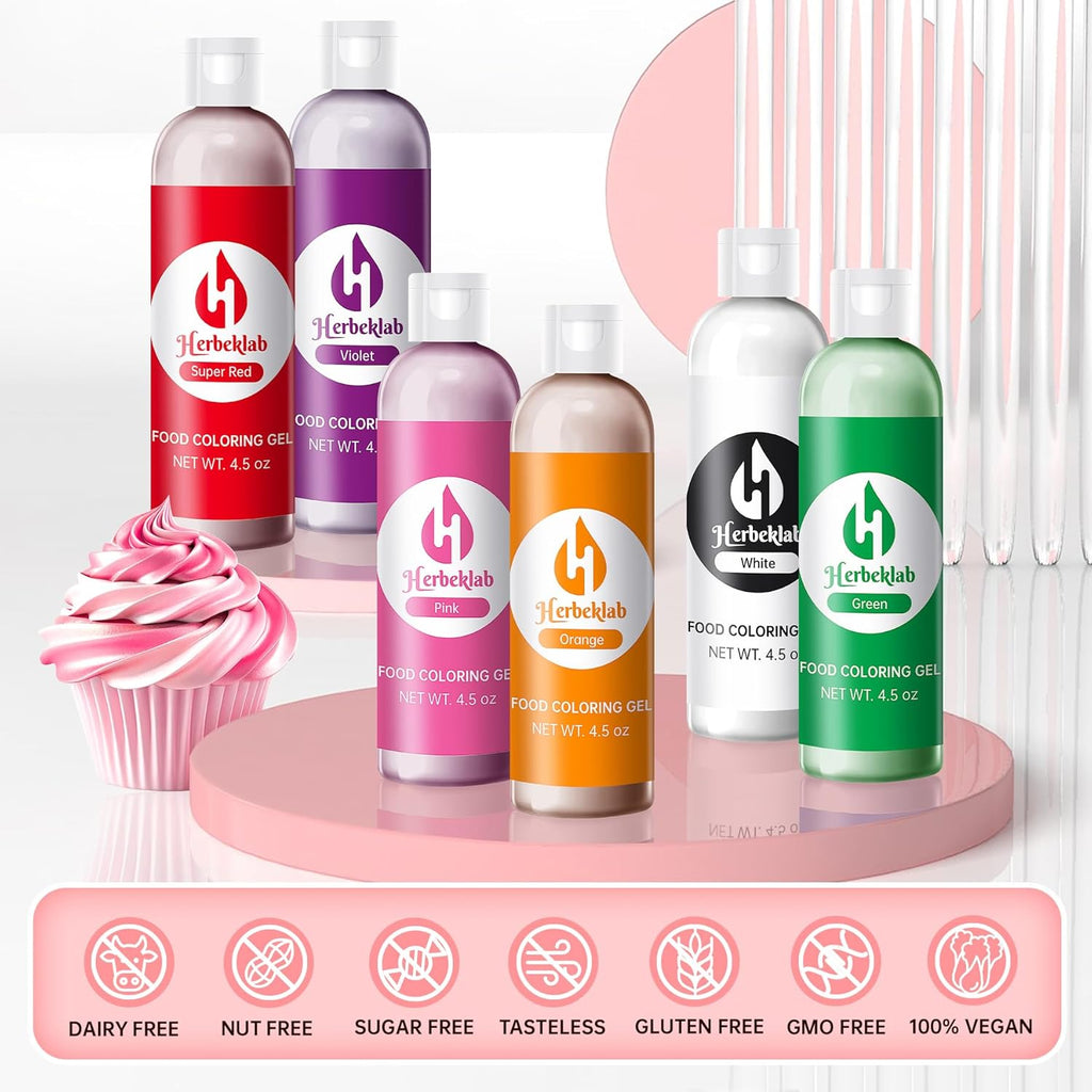 Orange Gel Food Coloring 4.5 oz Professional Grade Orange Food Dye Concentrated Gel Food Coloring for Icing Baking Cake Decorating Cookie