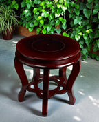 Wooden Fishbowl Display Vase Pot Tall Planter Stand Plant Pot Display Stand (11")