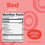 Nutricost Red Plant Based Food Coloring From Beet Root Powder (75 Servings) - Nutricolor Color Alternative For Food & Beverages