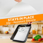 Cut to Size Silicone Baking Mat Roll - Best German Silicone - Non Stick Pastry Dough Rolling Mat, Heat Ressiatnt Air Fryer Freeze Dryer Mat, Non-slip Silicone Pan Liner