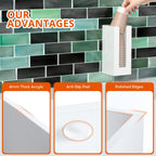 Richboom Acrylic Coffee Cup and Lid Storage Organizer Holder, 1 Compartment, White