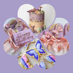 PAVADOR Edible Luster Dust,Violet Luster Dust 12g Food Grade Metallic Shimmer,Edible Glitter for Desserts Cake Decorating, Baking, Fondant, Chocolate, Candy, Drinks, Cookies, Vegan