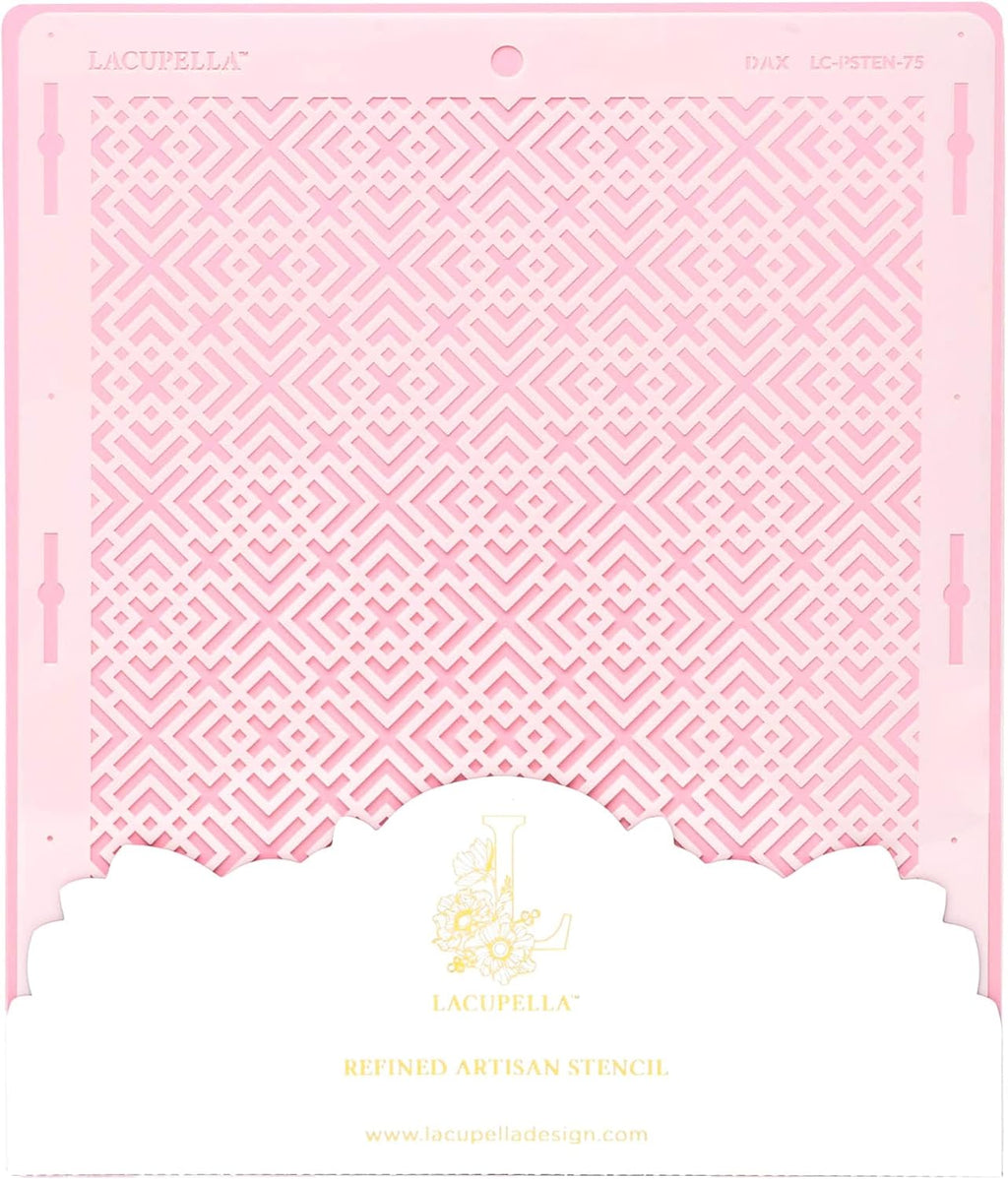 Cake Decorating Stencil for Tall Buttercream Cake, Royal Icing, Ganache, Paint, Airbrush (DAX)