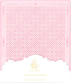 Cake Decorating Stencil for Tall Buttercream Cake, Royal Icing, Ganache, Paint, Airbrush (DAX)