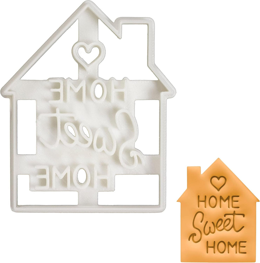 Housewarming Home Sweet Home cookie cutter, 1 piece - Bakerlogy
