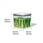 OXO Good Grips Pet POP Container – 2.8 Qt/2.6 L |Ideal for up to 3lbs of Dog Food or 2lbs of Cat Food | Airtight Dog and Cat Food Storage Container | BPA Free