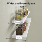 BAYKA Floating Shelves, 48" Wall Mounted Rustic Wood Shelves for Bathroom, Bedroom, Living Room, Kitchen, Office, Hanging Shelf for Books/Storage/Decor(White,Set of 2)