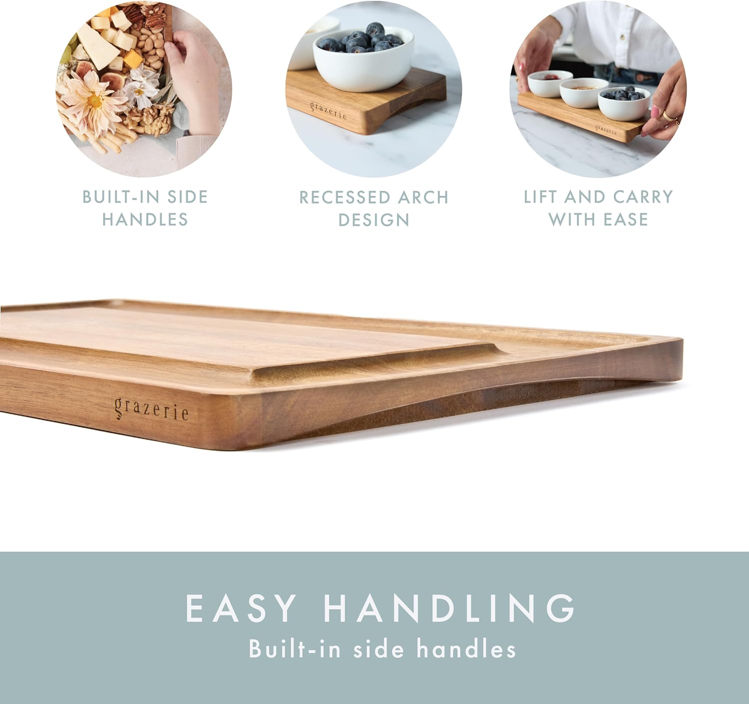 Charcuterie Boards Set - Acacia Cheese Board for Serving with Accessories - House Warming Gifts for New Home, Bridal Shower & Wedding Gift, Birthday Gifts for Women