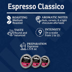 Lavazza Expert Espresso Coffee Pods Variety Pack – 30 Count – Includes Classico, Intenso & Decaf Capsules – Keto-Friendly, Rich & Smooth Italian Blend – Compatible with Lavazza Classy Machines