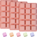 Square Chocolate Molds 3pcs Silicone Square Candy Mold 1 inch for Ice Cubes Caramel, Jello, Resin