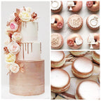 Edible Glitter - 10g Luster Dust Edible Food Grade Coloring Glitter for Cake Decorating, Baking, Drinks - Shimmer Dust Powder, Metallic Color Dusting Powder for Icing,Fondant,Candy, Cookie (Rose Gold)