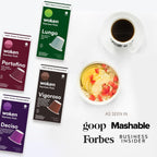 Woken Coffee Compostable Nespresso Pods Variety Pack - Dark and Medium Roast Italian Espresso Compostable Coffee Pods Compatible with Nespresso Machine (40 Pod Count, 4 Boxes)