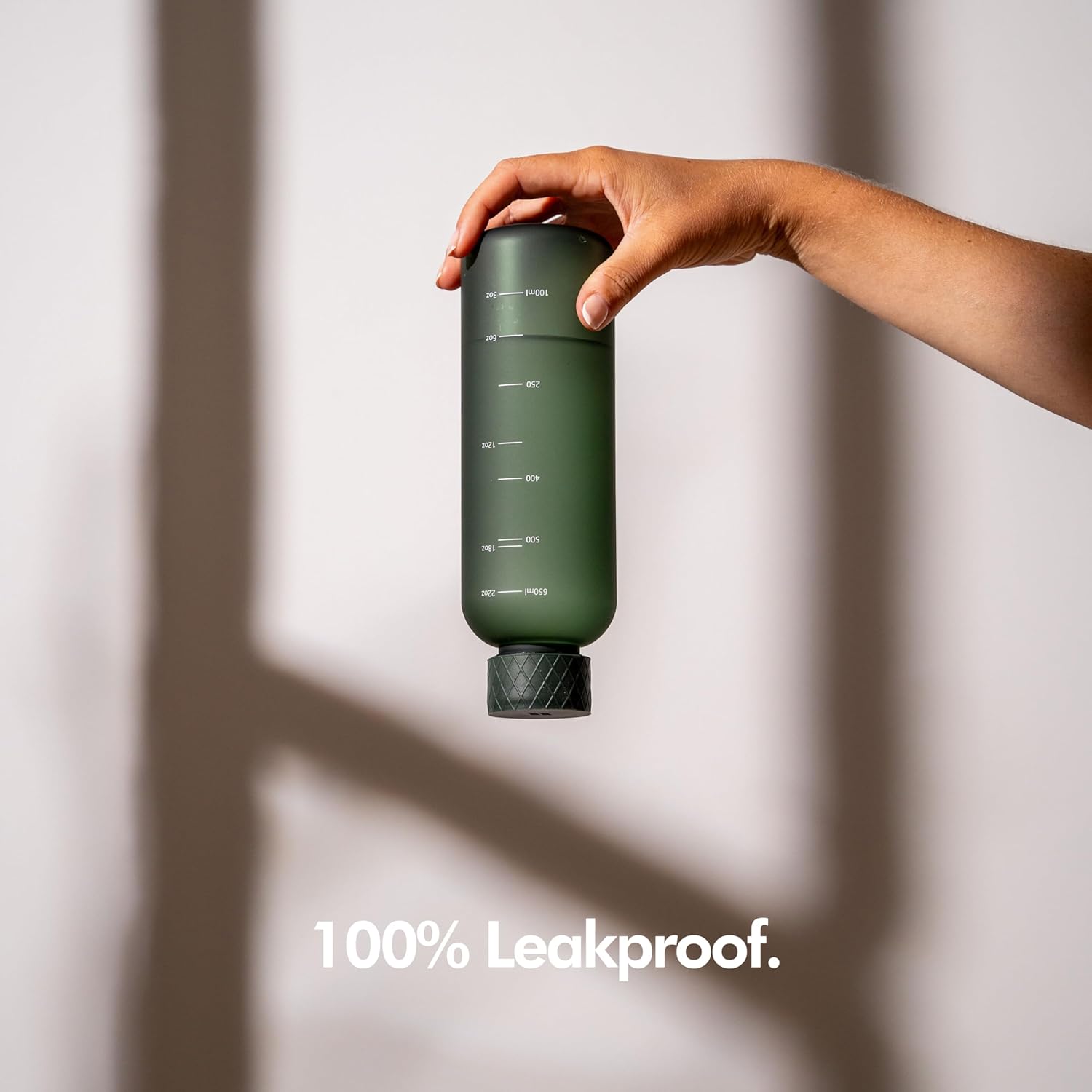 KIVY Slim Water Bottle 22oz [BPA FREE] - Small Drinking Waterbottle - Tritan Bottle Without Straw for School, Sport & Travel - Drinking Bottle Dishwasher Safe