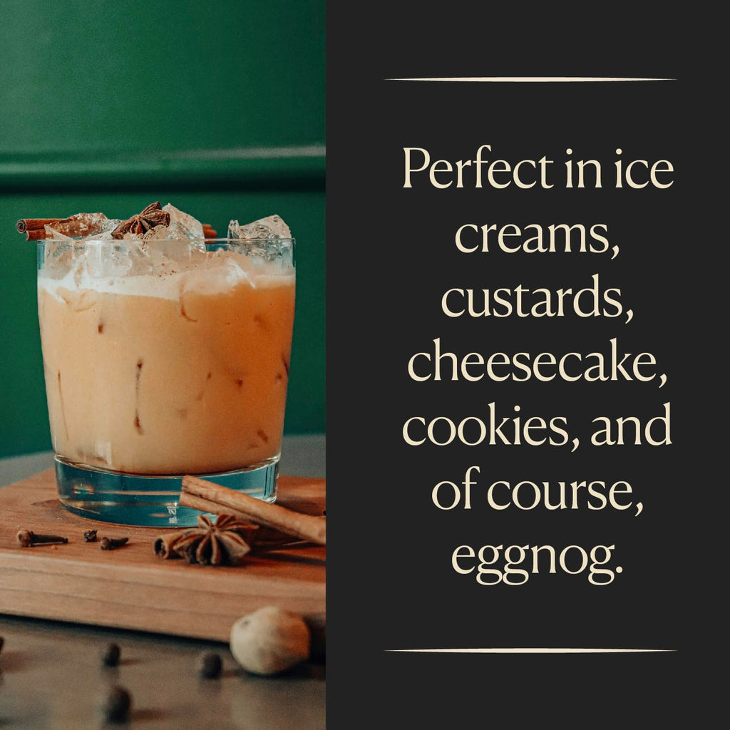 Cook's, Eggnog Flavoring ,for Making Eggnog, Baking, Ice Cream, Custard, Cheesecake, and Cookies, 8 oz