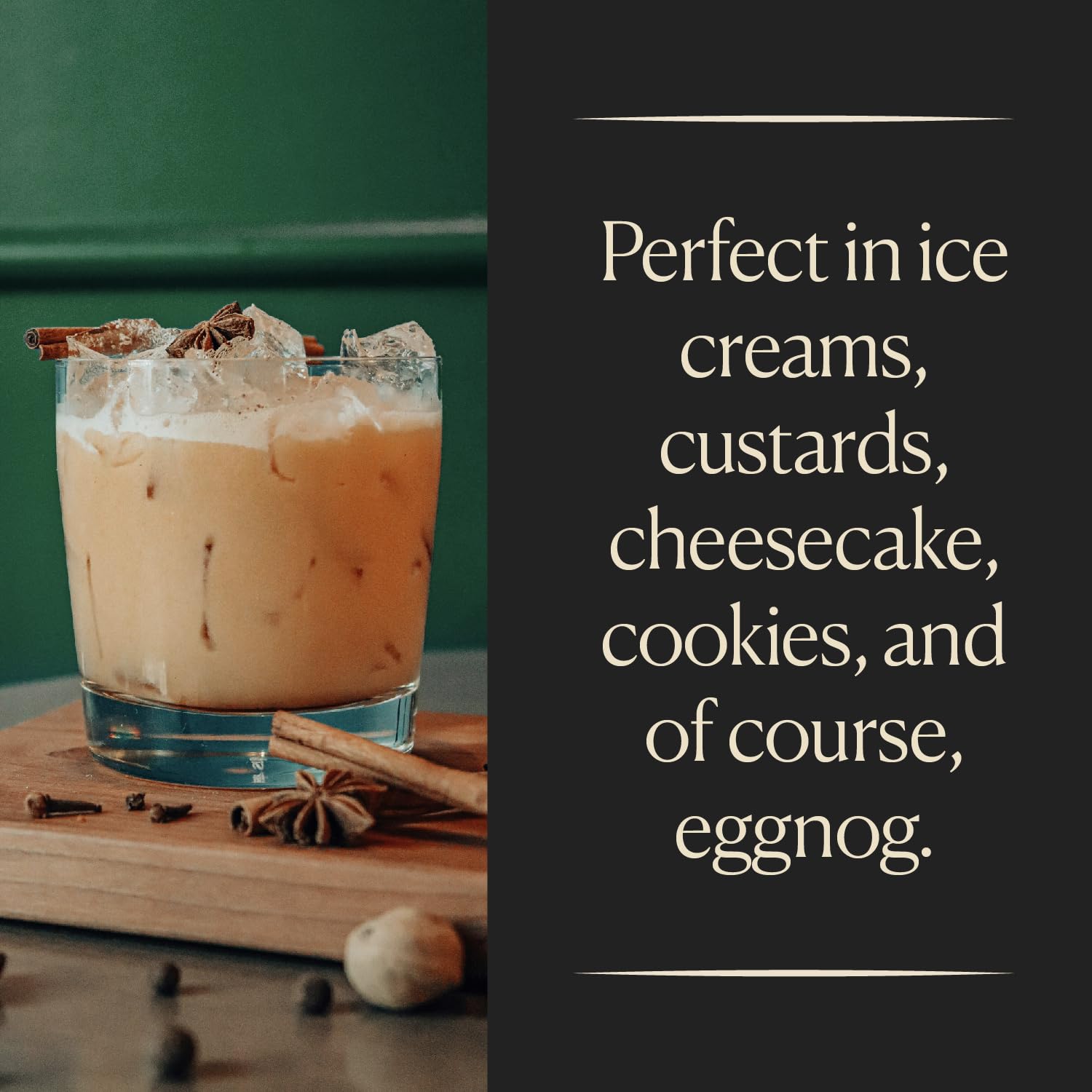 Cook's, Eggnog Flavoring ,for Making Eggnog, Baking, Ice Cream, Custard, Cheesecake, and Cookies, 8 oz