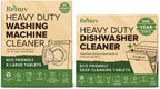 Dishwasher Cleaner + Washing Machine Cleaner Bundle - Heavy Duty Appliance Deep Cleaning, Descaling and Deodorizing.