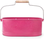 Alpha Living Home Silverware Organizer - Metal Kitchen Drawer & Utensil Organizer, Drawer Organizer for Forks, Knives, Multipurpose Kitchen Organizers and Storage Solution (Pink)