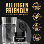 Brew Glitter Black Edible Drink Glitter 1x 4g Jar for Cocktails, Beer, & Beverages