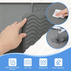 2-in-1 Coffee Bar Mat & Tamping Mat - 24”x16”Non-Slip Silicone Mats for Coffee Machines, Countertop, Bars, Kitchen Counter