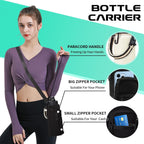 40oz Insulated Water Bottle - w/Straw Spout Lid, Bottle Holder with Strap, Paracord Handle, Protective Bottom Boot, Stainless Steel Metal Thermo Jug Flask Cold 48h & Hot 24h, Cream White