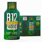 B12 Overload Extra Strength Energy Shot – Grape – 260mg Caffeine, 14000% B12, Electrolytes – Energy & Vitality Support – Zero Sugar No Calories – Vegan, Kosher, Gluten-Free – 1.93 fl oz, 24-Pack