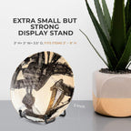 TR-LIFE Plate Stands for Display - 3 Inch Plate Holder Display Stand + Metal Frame Holder Stand for Picture, Decorative Plate, Book, Photo Easel (2 Pack)