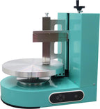 TECHTONGDA Cake Decorating Coating Machine Cream Spreading Automatic Frosting Turntable with Graduated Scraper 60-320RPM Rotating Speed for 4-12inch Cakes Green