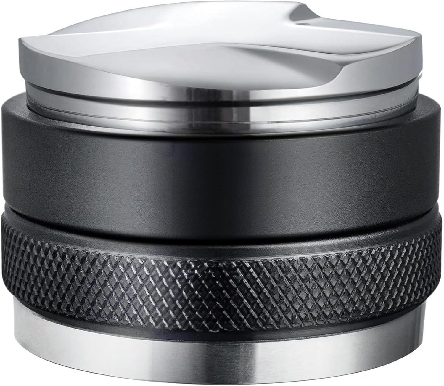 53mm Adjustable Coffee Distributor & Tamper, Dual Head Coffee Leveler, Compatible with 54mm Breville Portafilter, 2-in-1 Espresso Hand Tamper with Adjustable Depth