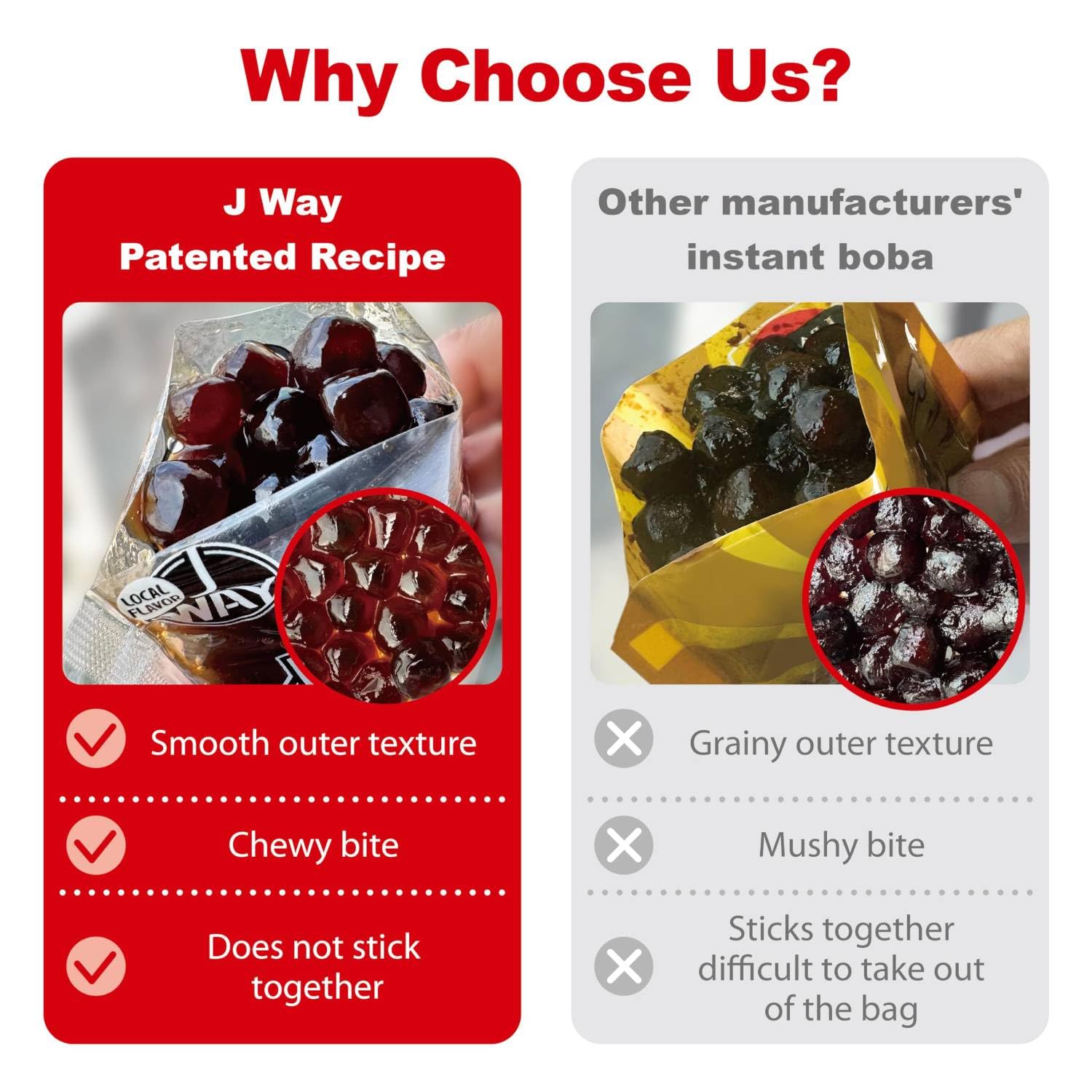 J WAY Instant Boba Bubble Pearl Milk Tea Kit with Authentic Brown Sugar Tapioca Boba, Ready in Under One Minute, Paper Straws Included - 3 Servings