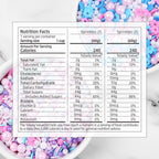 Edible Pink Sprinkles for Cake Decoration, Flower Sprinkles, Pearl Sprinkle, Pink Confetti Sprinkles for Valentines Cake Decoration, Cupcake, Ice Cream, Macaron(120g/4.23oz)