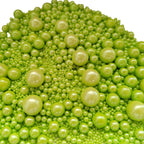 Edible Green Sugar Pearls Candy Sprinkles 120G/ 4.23Ounce Baking Cake Sprinkles Cupcake and Cake Topper Cookie Decorations Wedding Party Valentines Halloween Christmas Supplies