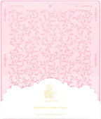 Cake Decorating Stencil for Tall Buttercream Cake, Royal Icing, Ganache, Paint, Airbrush (FIFI)