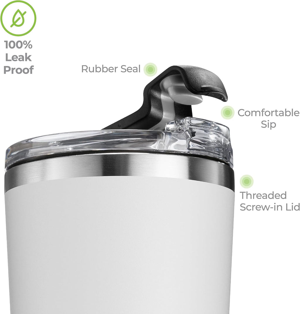 SIPX™ Triple-Insulated Tumblers - 16oz. Premium Modern Tumbler With Lid, insulated Cup Keeps Hot For 6 Hours, Stainless Steel Tumbler Made Of Sustainable Material, Coffee Travel Mug For Home & Office