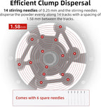 MHW-3BOMBER WDT Tool Espresso 54mm for Breville, Espresso Distribution Tool with Magnetic Base for Barista, Adjustable Depth Needle Distributor Tool, Coffee Stirrer Tools, YU Series Cyclone T5959-OS