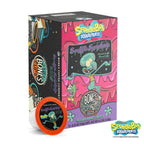 Bones Coffee Company Spongebob Soufflé Symphony, Chocolate Soufflé Flavored Coffee Pods, Low Acid Medium Roast Single-Serve Bones Cups, Compatible with 1.0 & 2.0 Capsule Brewers Coffee Maker, 12 Count