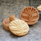 Wood Cookie Stamp, 2.5 Inch (Deco Flower CS-026)