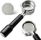 54 mm Bottomless Portafilter with Puck Screen, 3 Ears Espresso Portafilter Compatible with Breville Barista Express Machines,Stainless Steel Por tafilter and ABS Handle for kitchen