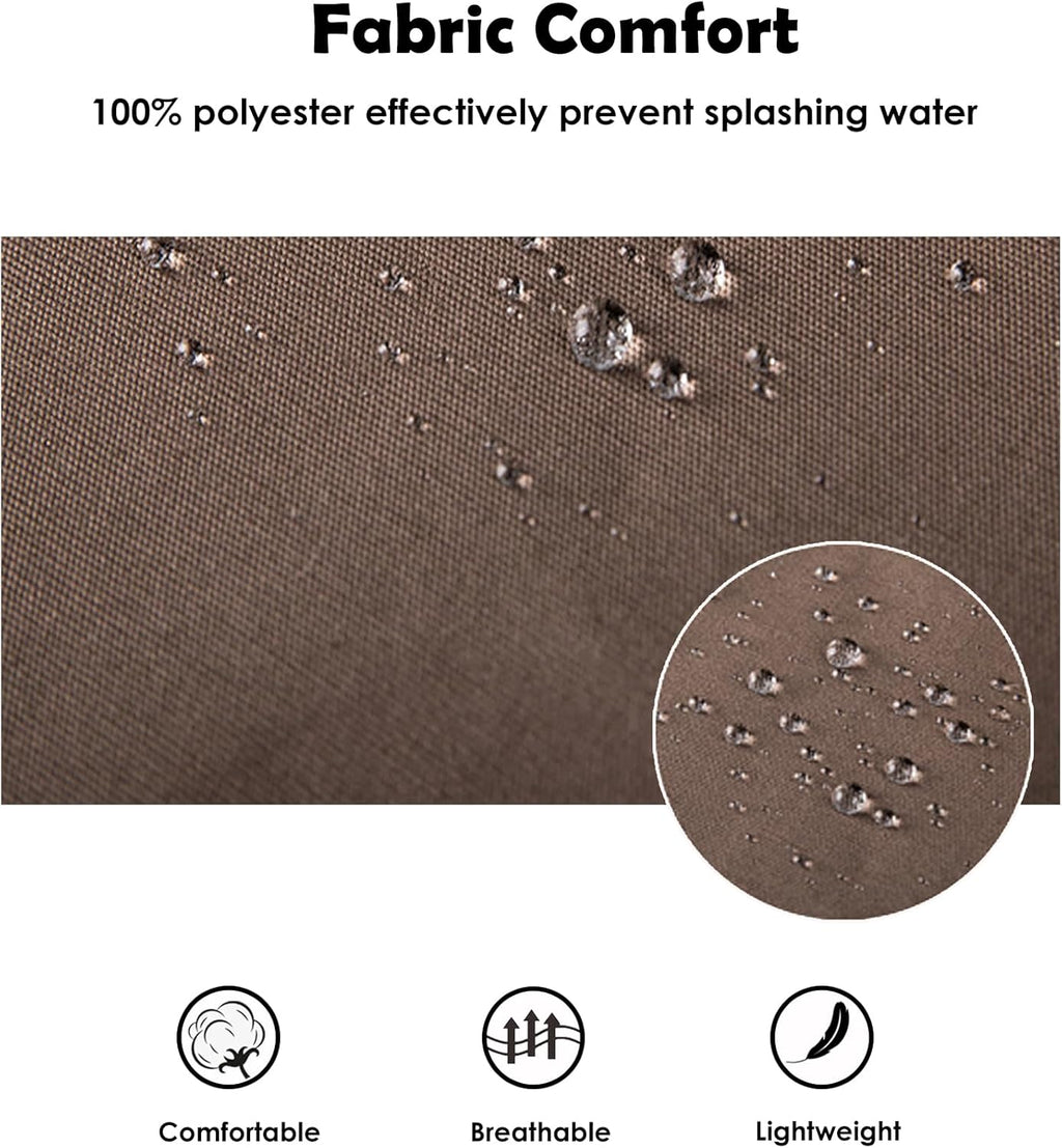 Lisianthus 2 Pack Adjustable Bib Aprons for Women with Pockets, Men's Kitchen Cooking Apron