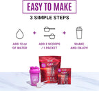 Click Coffee Protein Powder | Double Shot Espresso | 16g Protein | 23 Essential Vitamins | Low Calorie Meal Replacement | 150mg Caffeine | Gluten Free | No Artificial Flavors or Colors | Hazelnut