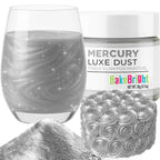 Bulk (20g) Silver Luster Dust Edible Glitter for Cocktails | Premium Edible Silver Luster Dust for Cake Decorations - Edible Glitter for Drinks Cupcakes Cookies Cakes Food Paint