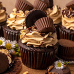 Peanut Butter Cup Molds, Bite-Size Chocolate Molds, Silicone Mold for Keto Fat Bomb, Jelly, Ice and Cordial, 2 PCS (Blue, Bite-Size)