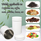 Tea Canister, 6 Pack Tea Tin Loose Leaf Tea Storage Tea Tins For Loose Tea, Tea Storage Loose Leaf Metal Tea Tin Canister For Loose Tea Storage Coffee Sugar Candy Herbs And Spices (White)