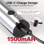 YARRAMATE Rechargeable Milk Frother Wand Handheld, 3 Speed Adjustable Electric Drink Mixer with 2 Whisks, Stainless Steel Stirrer for Coffee, Lattes, Protein Shakes, Matcha, Egg