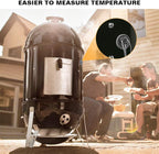 5 Pack Meat Thermometer Probe Grommet for Grills, Compatible with Weber 85037 Smokey Mountain Cookers, and Other Grill DIY Probes Port, Replacement Accessories