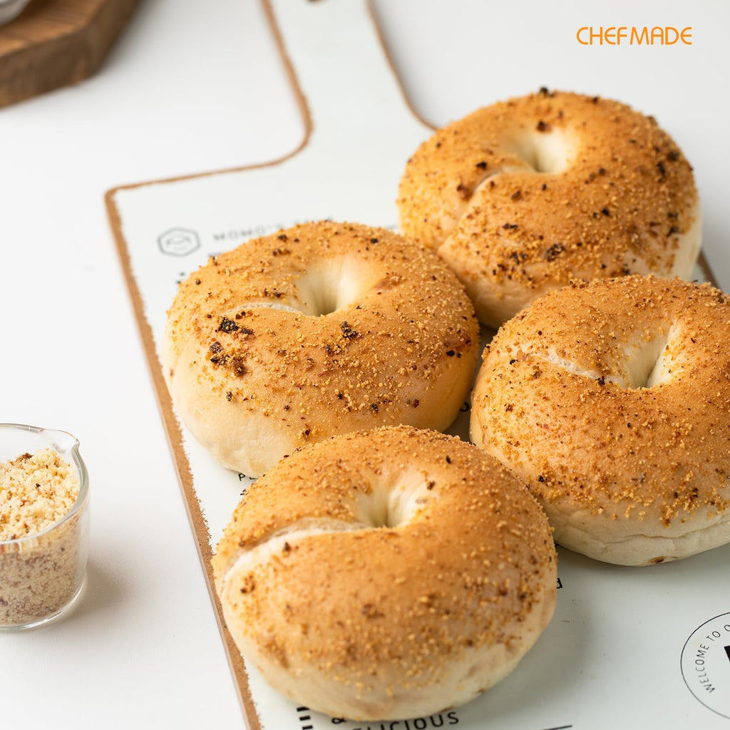 CHEFMADE 15-Inch Baking Sheet Pan, Non-Stick Square Jelly Roll Bakeware for Oven Roasting Meat Bread Battenberg Pizzas Pastries 15.8" x 11.8" x 0.47" (Champagne Gold)