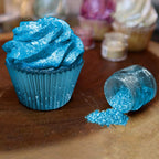 BAKELL Neon Blue Edible Glitter, 45 Grams | TINKER DUST Edible Glitter | KOSHER Certified | 100% Edible Glitter | Cakes, Cupcakes, Cake Pops, Drinks, Dessert Vegan Glitter & Dusts (45g Shaker, Neon Blue)