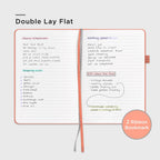 &And Per Se Lined Journal Notebook, 160 Pages, A5 5.7 x 8 inches College Ruled Thick Paper Notebook Journals for Writing, Hardcover Notebooks for Women Men Office School (1 Pack, Peach)