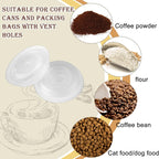 Tondiamo 22 Pcs Co2 Valve Filter Set Replacement for Coffee Canisters Airtight with 2 Rubber Rings, Degassing One Way Breather for Bean Container, Bag, Food Bags