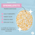 Sweets Indeed Sprinkles, Edible Sprinkle Sugar Mix, Perfect for Cake Decorations, Baking, Ice Cream, Cookies, Cupcake Topper, 5 ounces (Glitz)
