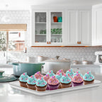 Deedro Baking Sheet with Rack Set [2 Sheets + 2 Racks], Stainless Steel Baking Pan Cookie Sheets Oven Tray with Cooling Rack, 16 x 12 x 1 Inch, Heavy Duty, Non-toxic, Easy Clean